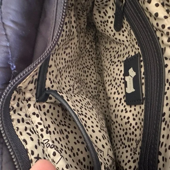 Radley London Charleston Medium Zip-Top Cross Body Bag in Ink Blue - Picture 6 of 8